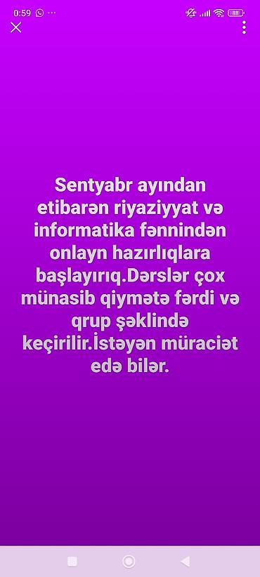 array informatika: Riyaziyyat və informatika üzrə onlayn və əyani hazırlıq - Başlama — 1