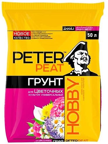 капаю: Грунт PETER PEAT HOBBY для цветочных культур, универсальный, 50 л — 1
