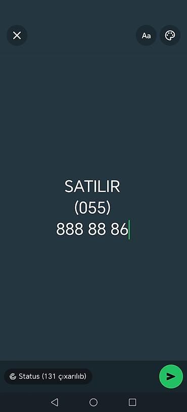 sim operator: Nömrə: ( 055 ) ( 8888886 ), Yeni — 1