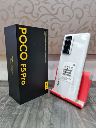 смартфоны кнопочные телефоны: Poco F5 Pro, Новый, 512 ГБ, цвет - Белый, 2 SIM
