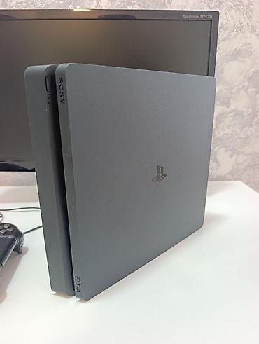 playstation barter: CUH-2216A ən son yeni model dözümlü və səssiz PS4 slim 500gb + 2 pult — 6
