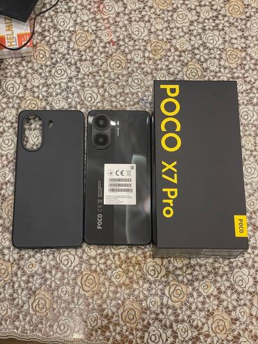 Poco: Poco X7 Pro, 512 GB, rəng - Qara, Barmaq izi