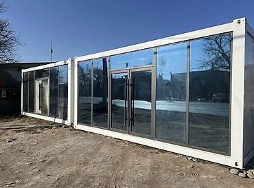 Продажа торговых контейнеров: Модульные быстровозводимые блок‑контейнеры с панорамным остеклением — 4