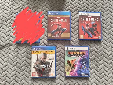 playstation 2 satilir: Spider-Man - 1200 (продан) Spider-Man 2 -3500 Witcher 3 - 2000 Ratchet