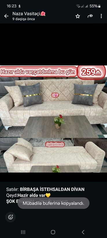 divan üzlükleri: Divan, Qonaq otağı üçün, Bazalı, Açılan