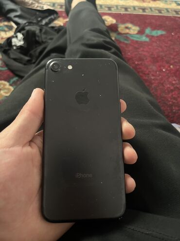 техно спарк 7: IPhone 7, Колдонулган, 128 ГБ, Black Titanium, 90 %