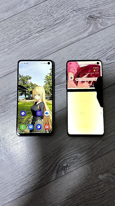 unihertz tank 3: Samsung Galaxy S10, Б/у, 128 ГБ, цвет - Зеленый, 2 SIM, eSIM — 9