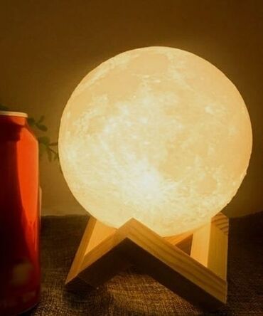 işıq lampası: Ay lampası sadəcə 14.99 azn mükəmməl dekorasiya qaranlıqda çox cəlb