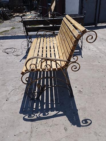 Скамейки: Скамейка Металл, Со спинкой, С крышей — 21