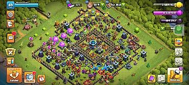 maşın oyun: Clash of Clans hesabı – TH13 - Bələdiyyə Binasi: 13-cü səviyyə - Kənd — 1