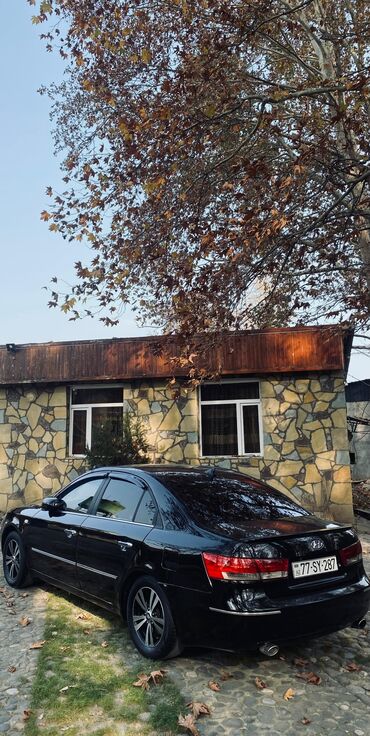 Hyundai: Hyundai Sonata sedan – qara rəng, 4 qapı, AZ 77-SY-287 dövlət nömrə — 9