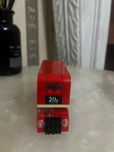 Konstruktorlar: Qırmızı iki mərtəbəli London avtobusu mini konstruksiya modeli - — 2