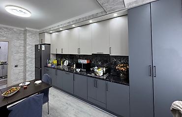 квартиры мкр джал: 2 комнаты, 55 м², Нижний Джал (Джал-23) Элитка, 10 этаж, Евроремонт — 1