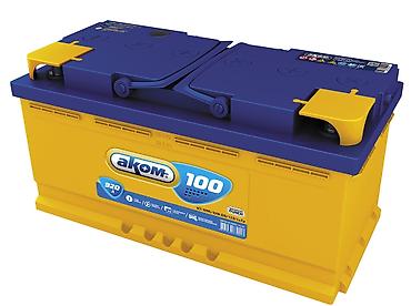akom akumulator: Akom, 100 ah, Orijinal, Rusiya, Yeni — 1