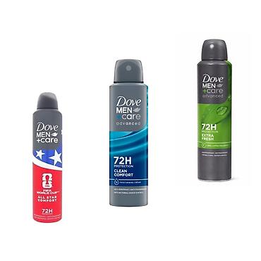 pink etir: Dove Men+Care kişilər üçün antiperspirant spreylər - 72 saatadək — 1
