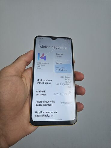 Poco: Poco M3, 64 GB, rəng - Sarı, Sensor, Barmaq izi, Face ID