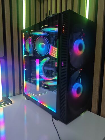 вытяжка для ванны: RGB işıqlanmaya malik oyun/ofis masaüstü kompüter korpusu 175azn at lalafo.az вытяжка для ванны: RGB işıqlanmaya malik oyun/ofis masaüstü kompüter korpusu 175azn