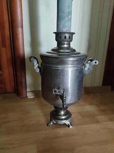 Самовары: Б/у Дровяной Самовар, 5 л, Самовывоз — 1