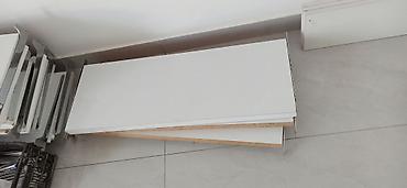 polug taxda: Dükan üçün vitrin rəfləri - Material: laminatlı DSP/LDSP ağ panellər — 4
