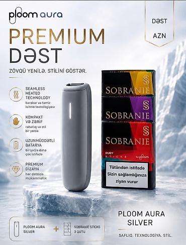 Ploom tutun qızdırıcı yeni təzədir pakofka 3 packa stick ile birlikte