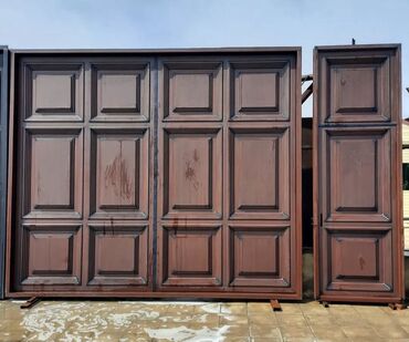 Həyət darvazaları: Yeni Dəmir Həyət darvazası, 450 m, Mexaniki, Qapı ilə, rəng - Qara, Kredit yoxdur, Ödənişli quraşdırma, Ödənişli çatdırılma, Rayonlara çatdırılma — 12