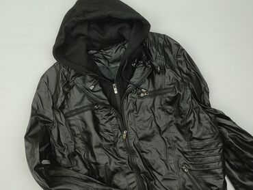 spongebob ubrania: Leather jacket for men, size 7XL