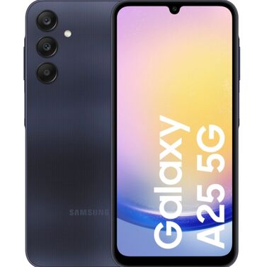 Toyota: Samsung Galaxy A25, 256 ГБ, цвет - Синий, Отпечаток пальца