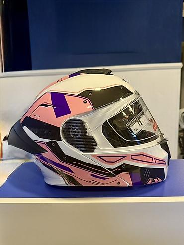 moto kaski: Mototexnika üçün tam üzlü kask - Brend/Model: LS2 (Twin Shield System — 3