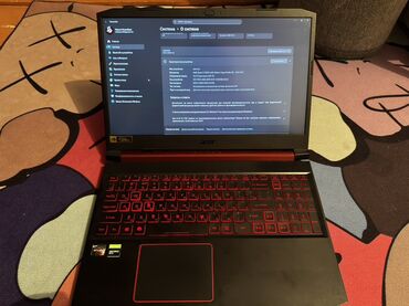 gtx 1050 ti купить: Ноутбук, Acer, 16 ГБ ОЭТ, AMD Ryzen 5, 15.6 ", Оюндар үчүн, эс тутум SSD