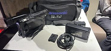 avto kamera: Panasonic NV-RX3 SLIM Palmcorder VHS-C videokamera seti — 1