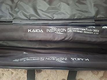 Спорт жана хобби: Набор для фидерной рыбалки KAIDA Inspiron конплекте три удочки плюс — 2
