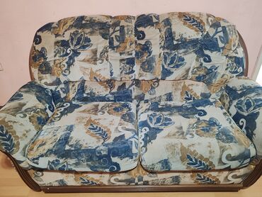 garniture trosed dvosed fotelja cene: Two-seat sofas, color - Multicolored, Used