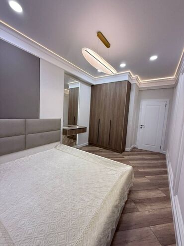 3 комнатная квартира 104 серии бишкек: 2 комнаты, 60 м², Элитка, 2 этаж, Дизайнерский ремонт