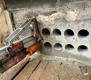 Beton işləri: Beton və dəmir-betonlarda almaz karotla deşik açma və kəsim xidməti - — 4