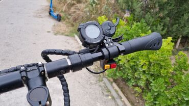 Elektrikli samokatlar: Ağır off-road elektrik skuter - Güclü ikili ön amortizatorlar və — 7