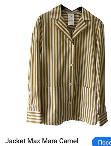 Košulje: Max Mara, S (EU 36), Pamuk, Prugasti, bоја - Bež — 8