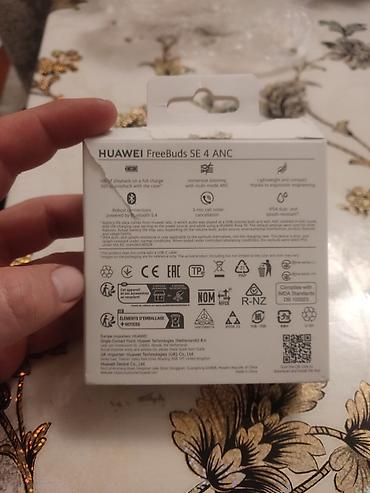 bluetooth qulaq: Yeni Simsiz (Bluetooth) Qulaqcıqlar, Huawei, rəng - Qara — 3