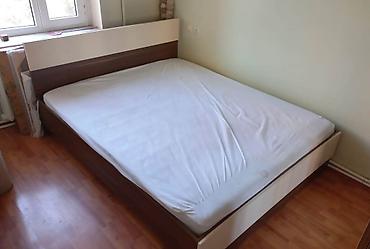 Çarpayılar: İşlənmiş, İkinəfərlik çarpayı, Bazasız, Matras ilə, Siyirməsiz, Azərbaycan — 1