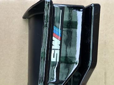 пл: Накладки на заднии м бампер / сплиттеры BMW M5 (стиль M Performance) Е — 6