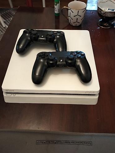 Видеоигры и приставки: Sony PlayStation 2 (PS4) Slim – ağ rəng - Konsol: PS4 Slim, ağ — 2