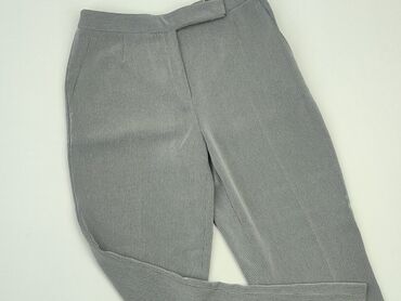 szara bluzki damskie eleganckie: Material trousers, Next, S (EU 36), condition - Good