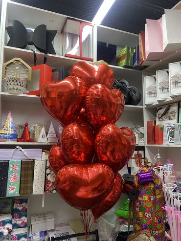 бесконечные тюльпаны бишкек: 🎈 Красные фольгированные шары в форме сердца 🎈 Идеальный выбор для: 💘