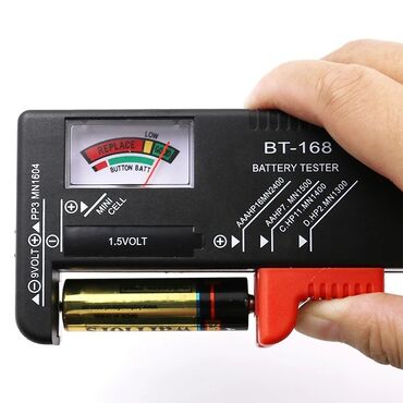 nabor instrumentov dlja doma v chemodane: Тестер батарейки BT-168 Стандартный кнопочный тестер для аккумуляторов