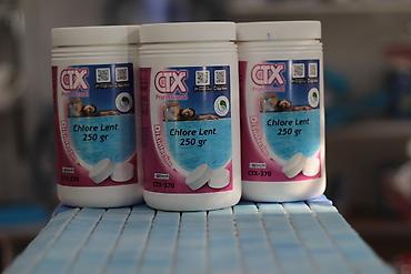испания: CTX Хлор для бассейна CTX 370 стабилизированный хлор в таблетках — 2