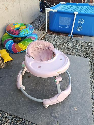 ходунок chicco space: Детские ходунки Babywalker, розовые - Конструкция: круглая рама с 6 — 3