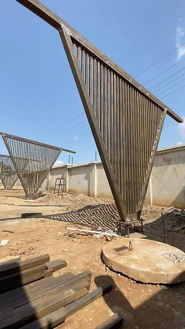 dam ortuk: Fasad və giriş üçün tent-karkasların hazırlanması və quraşdırılması - — 8