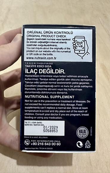 etir qab: Nutraxin Vitals Magnesium Complex + Vitamin B6 – qidadan əlavə — 6