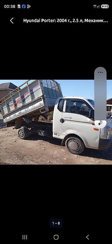 daewoo matiz 1: Hyundai Porter: 2004 г., 2.5 л, Механика, Дизель, Фургон — 2