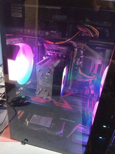 Настольные ПК и рабочие станции: Компьютер, ядер - 8, ОЗУ 32 ГБ, Игровой, Б/у, Intel Xeon, AMD Radeon RX 580, HDD + SSD — 12