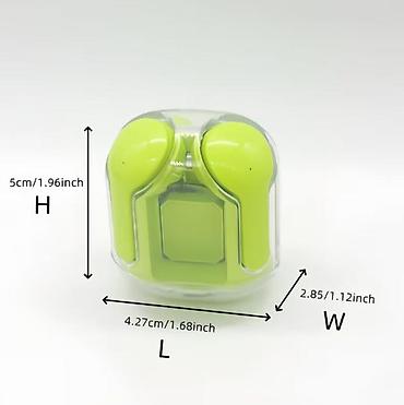 zaryadka apple watch: Şəffaf displeyli TWS Bluetooth qulaqlıq - Dizayn: Kompakt şarj qutusu — 7